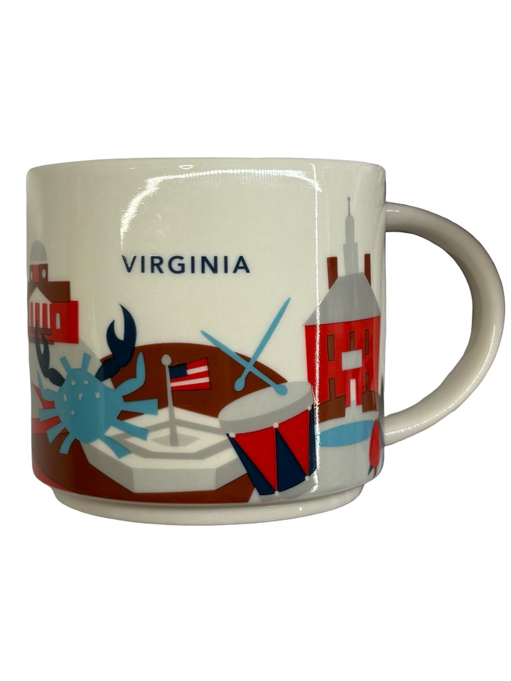 Starbucks "You Are Here" YAH Series Collection 14 oz. Coffee Mug Cup Virginia
